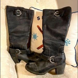 boc Black Zip Up Comfort Boots